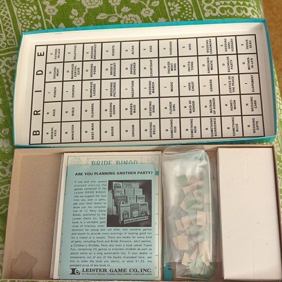 Vintage Bride Bingo game‎ - Picture 6 of 16
